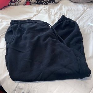 Black joggers